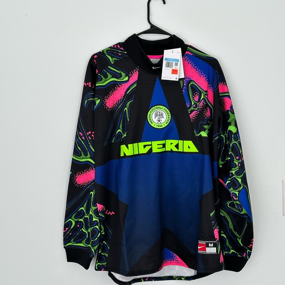 NWT Rare NIKE NIGERIA AUTHENTIC GOALKEEPER JERSEY
